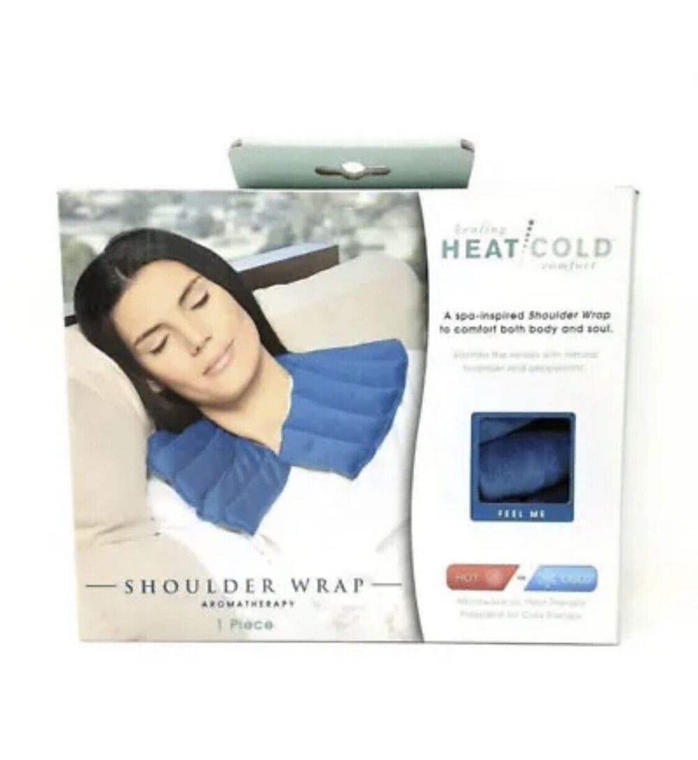 Healing Heat & Cold Aromatherapy Shoulder Wrap Lavender & Peppermint Scent